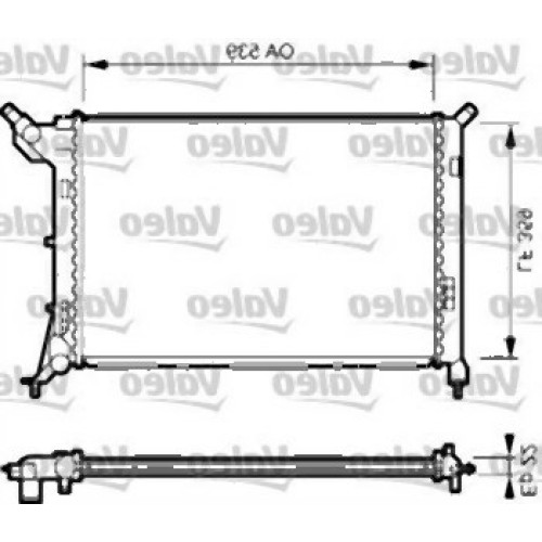 Radiador Mini R50 R52 Antes 12 2003 17117535902 VALEO