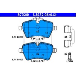Mini R50 R52 R53 R55 R56 R57 R58 R59 John Cooper Works R60 R61 Pastillas de freno delanteras 34119804735 ATE
