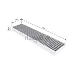 Filtro de aire acondicionado Mini R50 R52 R53 R61 con carbono 64311496710