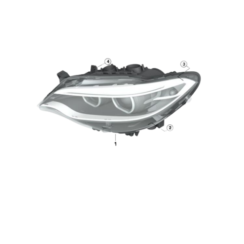 BMW Faro Xenón Derecho F22 F23 63117388928