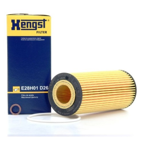 Bmw E60 Caja 530d Filtro De Aceite Hengst E28H01D26