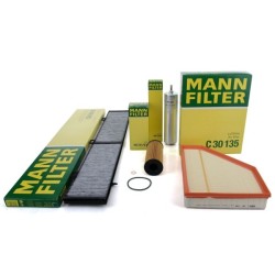 Bmw E90 Case 320d 2006-2009 Juego Filtros Mantenimiento Periódico Mann