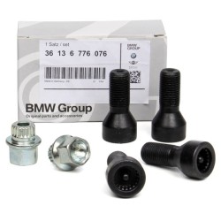 Juego de pernos de rueda bloqueados con caja Bmw Serie 3 F30 Oem 36136776076