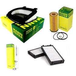 Bmw X6 E71 Chasis 2009-2014 Juego Filtros Mantenimiento Periódico Mann