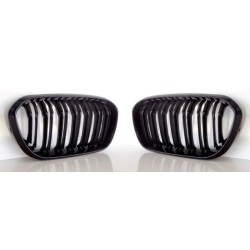 Conjunto Rejillas Delanteras Marco Bmw Serie 1 F20 Negro Piano BA0203198