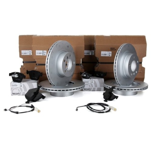 Bmw Serie 3 E90 Case 320d Juego De Pastillas Y Discos De Freno Delantero Trasero Oem