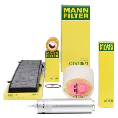 Bmw Serie X3 E83 Case 2.0d 2003-2006 Kit Filtros Mantenimiento Periódico Mann
