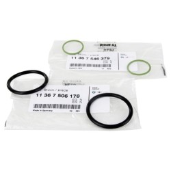 Bmw E90 Case 320i Juego De Juntas Olring De Tubo De Bujía Oem 11377514007 11377514008