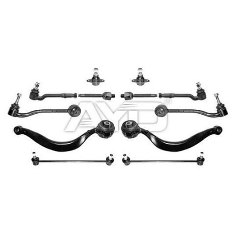 Bmw X5 Serie E53 Juego De Brazo De Control Inferior Delantero Caja 10 Piezas Ayd