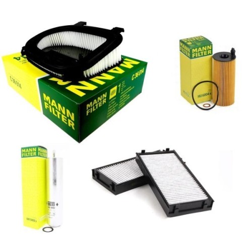 Bmw X5 F15 Case 2.5d 2013-2015 Kit Filtros Mantenimiento Periódico Mann