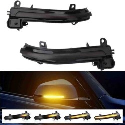 Set De Señales De Espejo Caja Bmw Serie 1 F20 Con Led Deslizantes