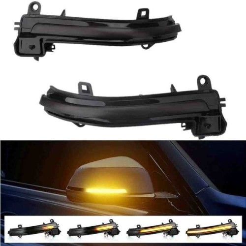 Set De Señales De Espejo Caja Bmw Serie 1 F20 Con Led Deslizantes