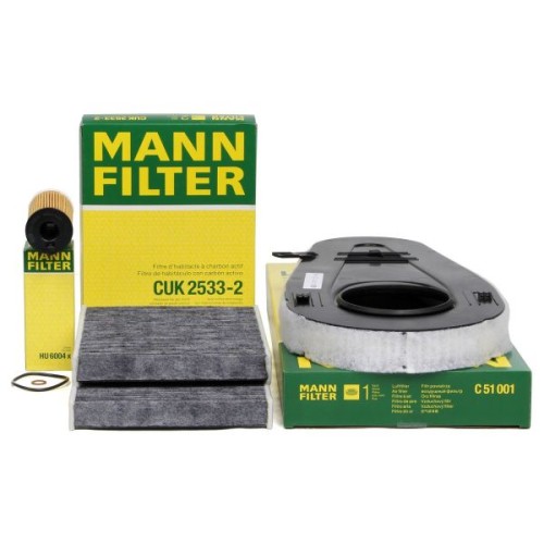 Bmw F10 Case 525dx Kit Filtros Mantenimiento Periódico Mann Sin Gasoil