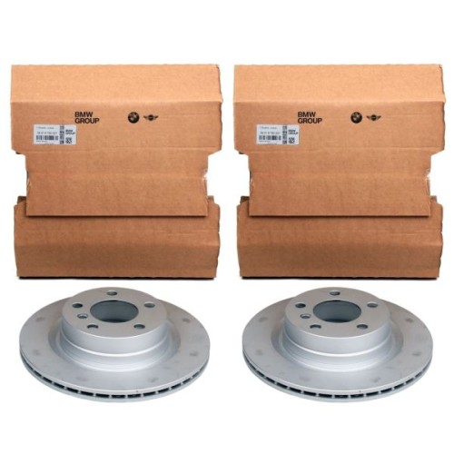Kit Discos De Freno Trasero Bmw F20 Chasis 120i Oem