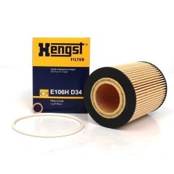 Bmw Serie 3 E36 Chasis 320i M50 Filtro De Aceite Hengst