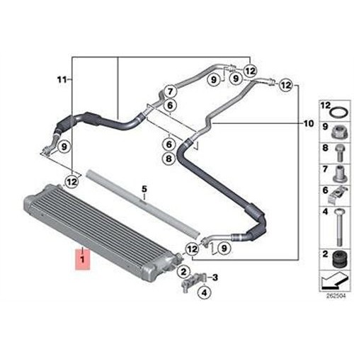 BMW 2er Radiador 8mo376749081 Clc94000p 17212284260