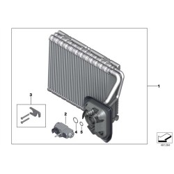 Evaporador BMW G30 G11 G12 8fv351009661 Ae160000p 64119361708