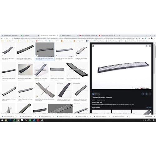 Filtro Aire Acondicionado BMW Carbono E46 E83 X3 64319071935