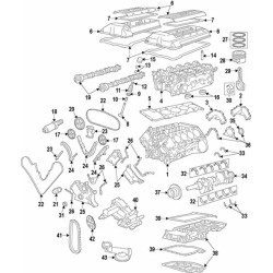 BMW Culata Cuerpo Pistón E53 M62 11007503394