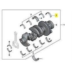 BMW Yatak Ana 0.50 N 40 42 45 Takim E46 E90 E92 E93 11217515385