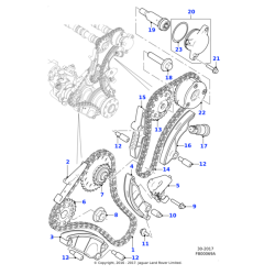Tensor de cadena de distribución Jaguar F-Pace Jde40403